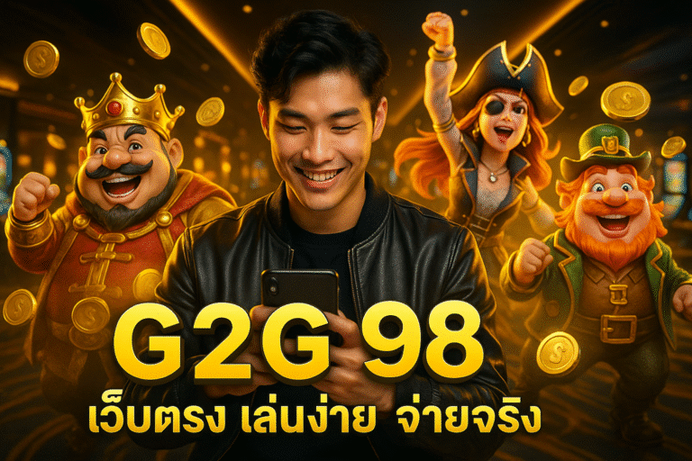 G2G 98 เว็บตรง เล่นง่าย จ่ายจริง