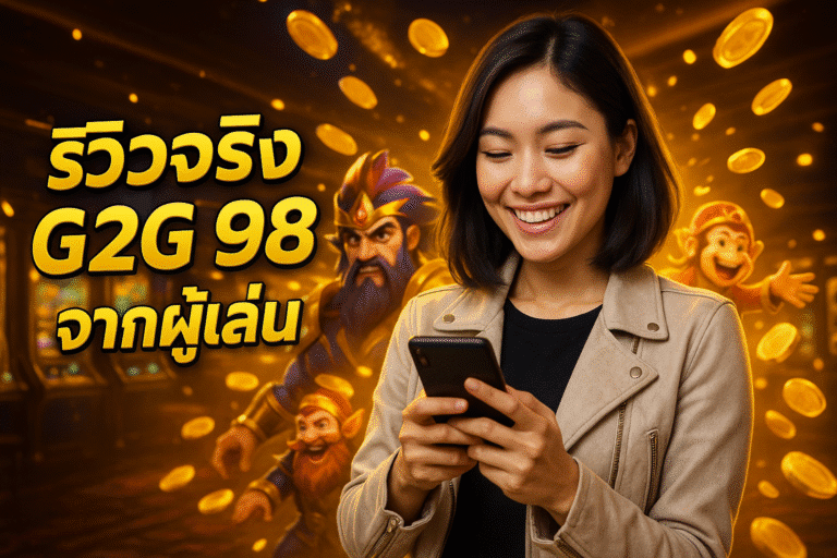 รีวิวจริง G2G 98 จากผู้เล่น