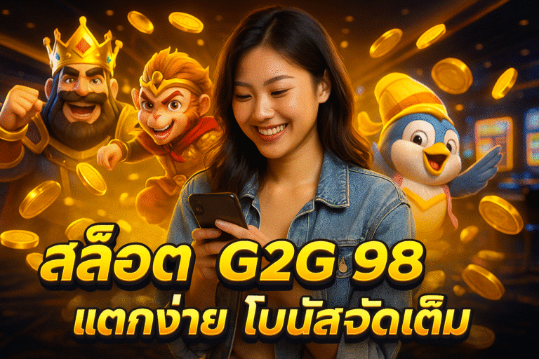 สล็อต G2G 98 แตกง่าย โบนัสจัดเต็ม