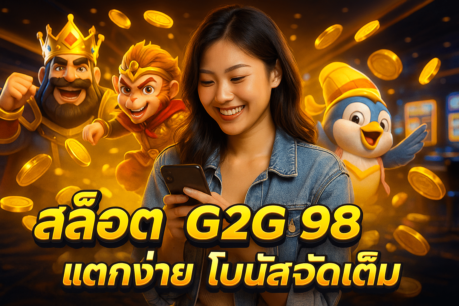 สล็อต G2G 98 แตกง่าย โบนัสจัดเต็ม