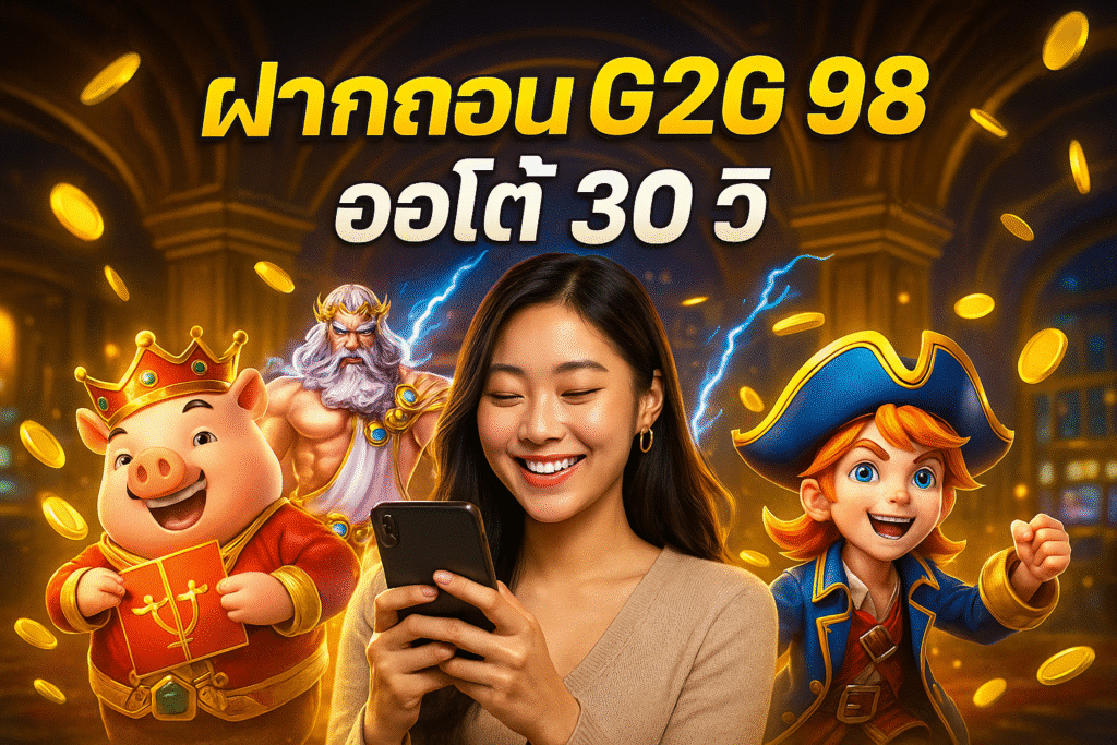ฝากถอน G2G 98 ออโต้ 30 วิ