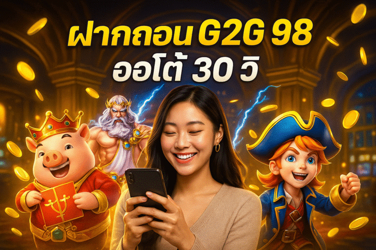 ฝากถอน G2G 98 ออโต้ 30 วิ