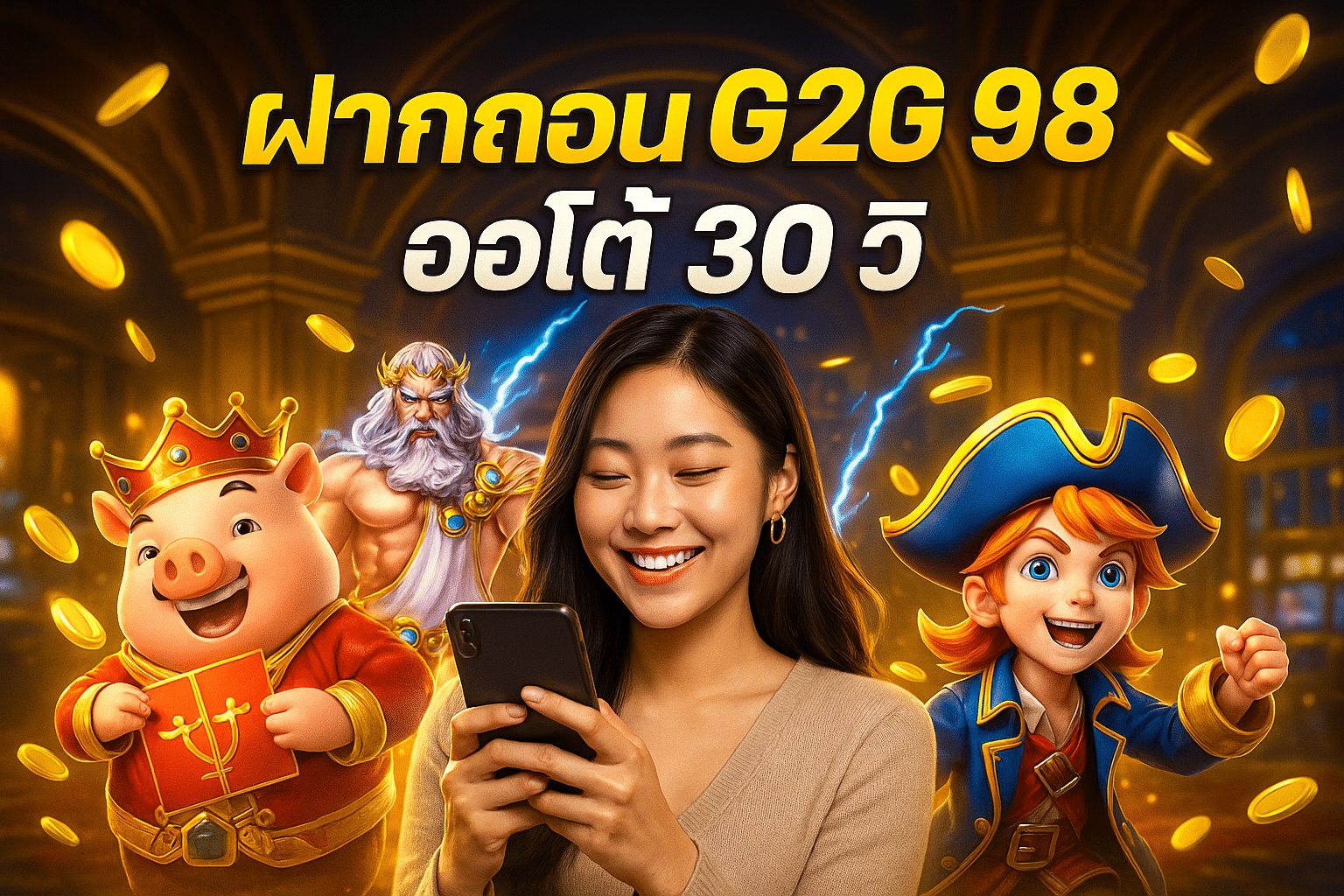 ฝากถอน G2G 98 ออโต้ 30 วิ