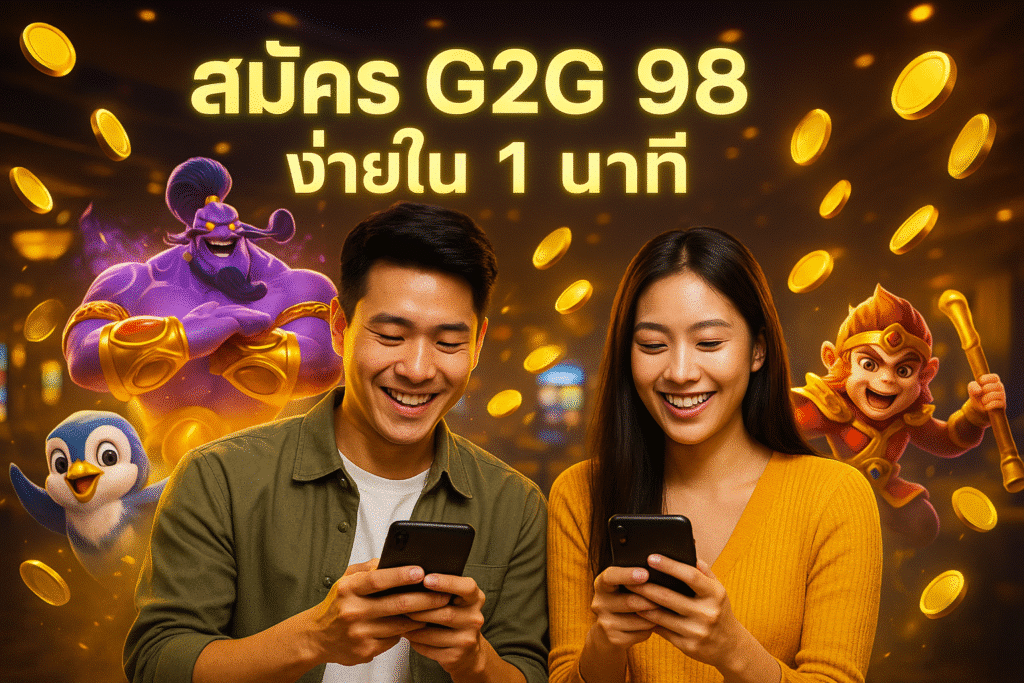 สมัคร G2G 98 ง่ายใน 1 นาที
