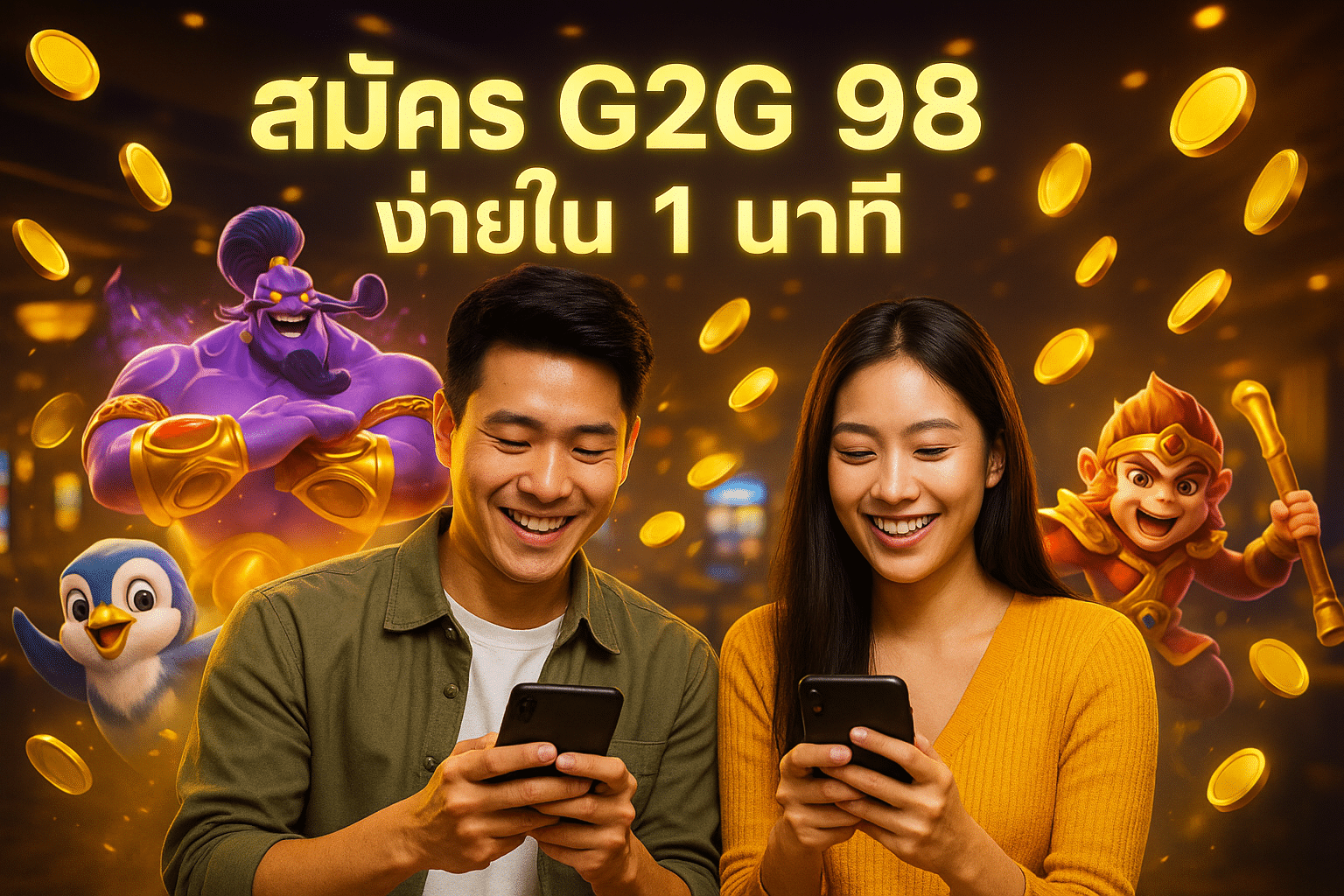 สมัคร G2G 98 ง่ายใน 1 นาที