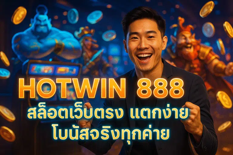 HOTWIN 888 สล็อตเว็บตรง แตกง่าย โบนัสจริงทุกค่าย